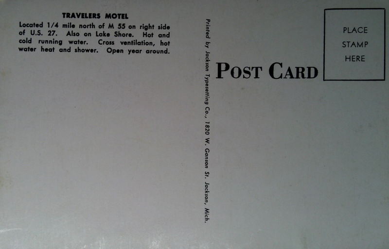 Travelers Motel - Old Postcard (newer photo)